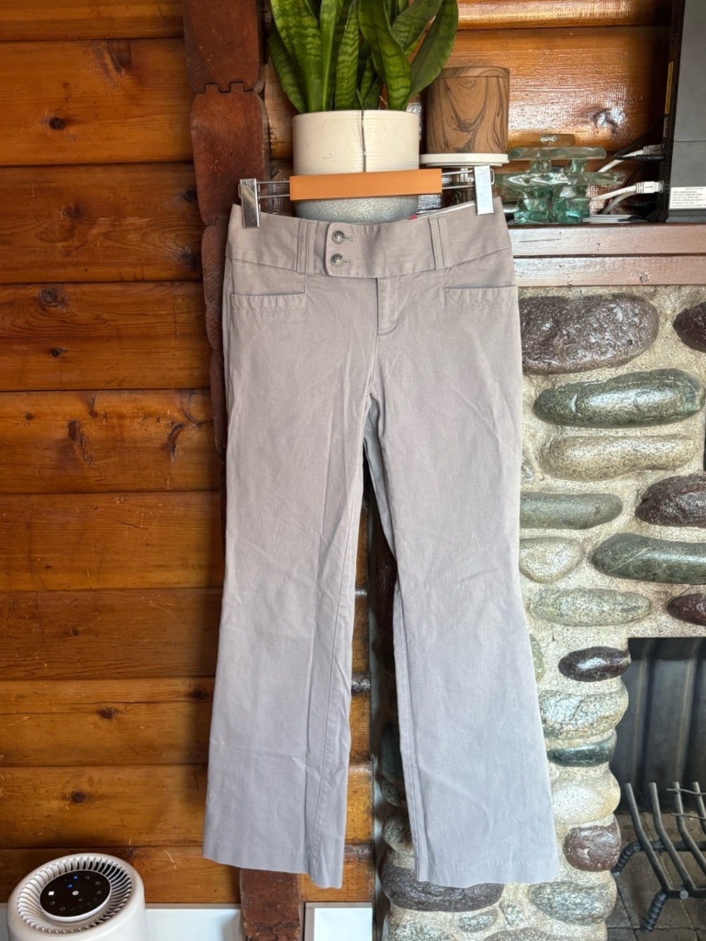 Banana Republic Martin Fit Dress Pants Grey Y2K Workwear Size 0